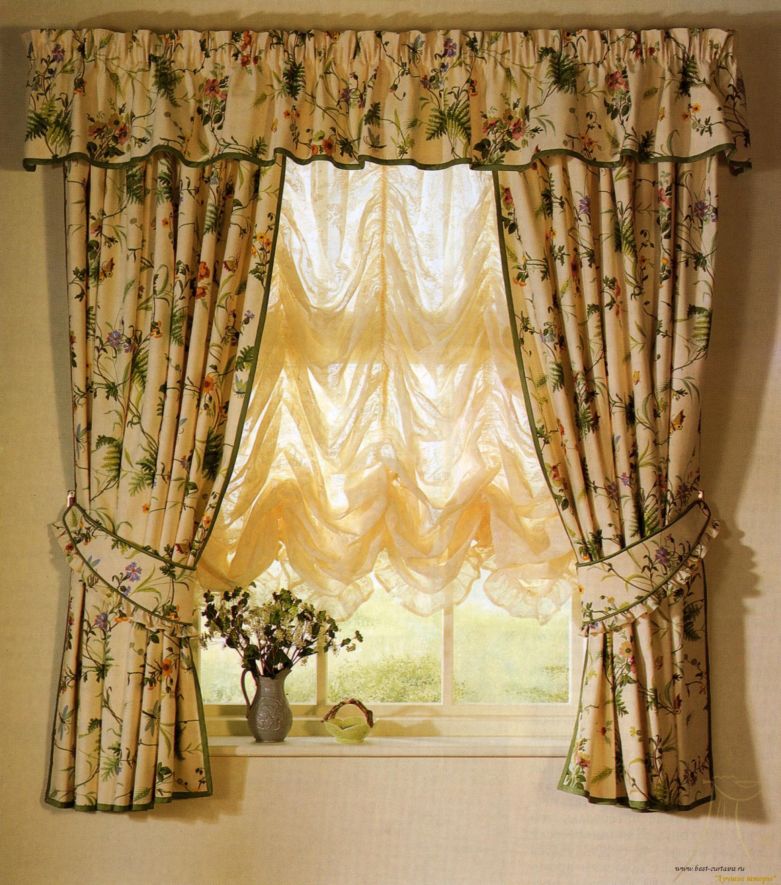 Французская штора своими руками