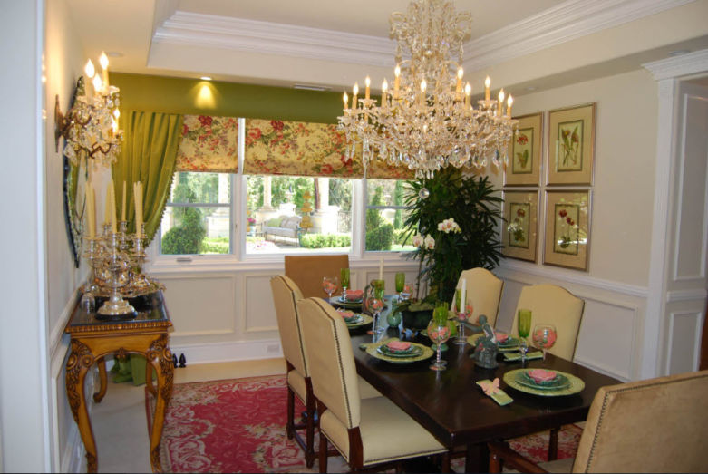 Зеленые шторы в интерьере: фото дизайнов гостиных, спален и кухонь