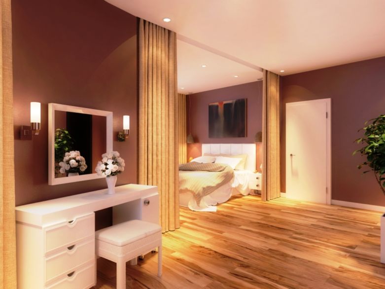 Коричневая спальня