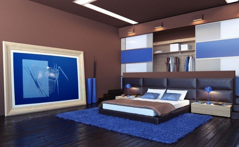 Коричневая спальня