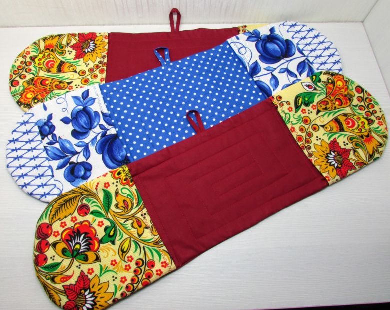 Прихватки своими руками: пошаговый мастер-класс по выкройке прихваток для кухни из ткани