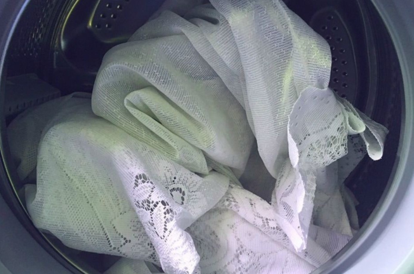 Стирка тюли