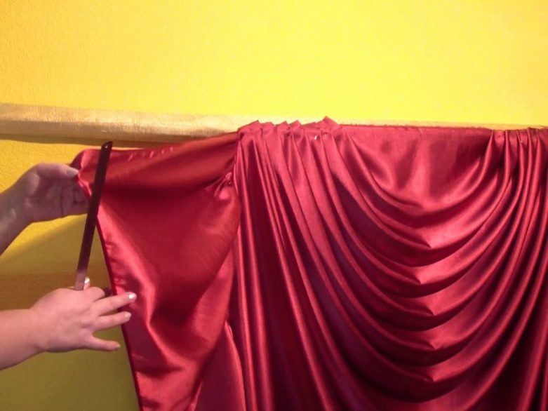 Как сшить шторы с ламбрекеном своими руками