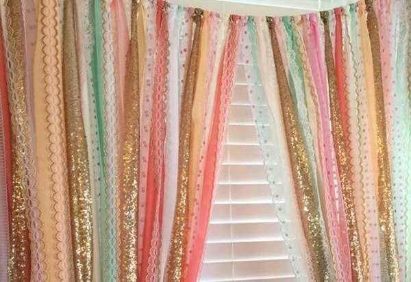 Шторы для салона в деревенском стиле