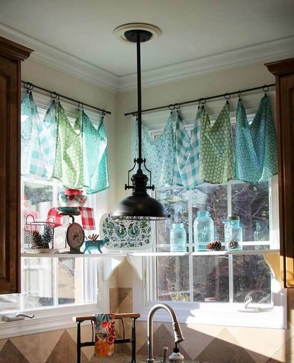 Шторы - деревенский стиль