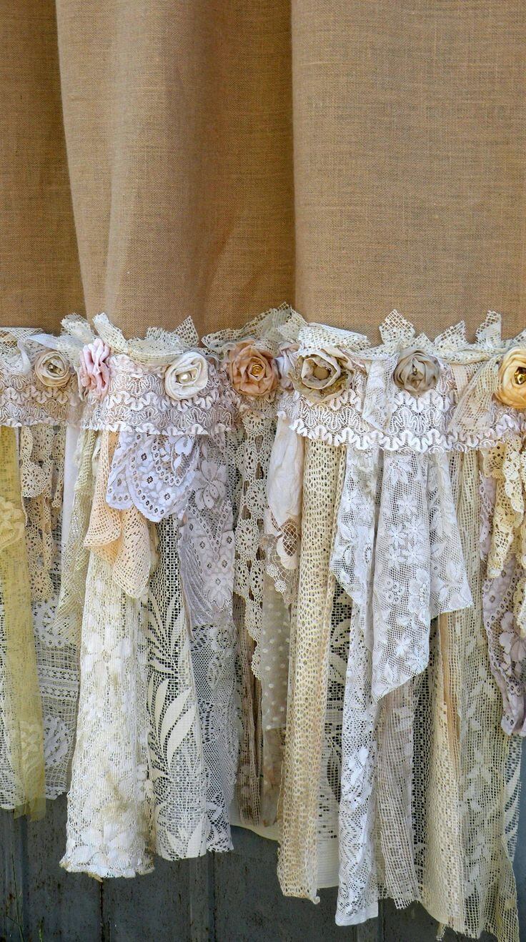 Деревенские шторы