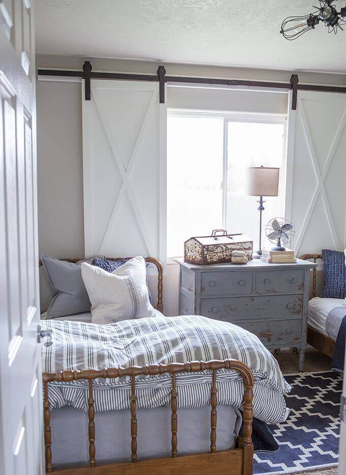 Шторы - деревенский стиль