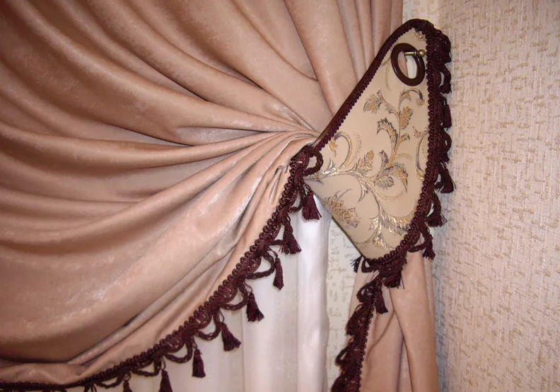 Подхваты для штор своими руками из ткани с выкройками