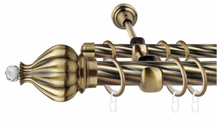 двухрядный для тяжелых штор