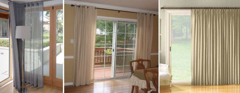 Шторы для двери на террасу
