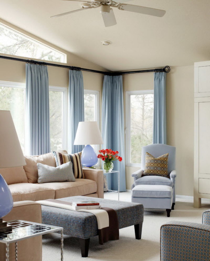 Гостиная в бежевых тонах: пастельная палитра в дизайне интерьера