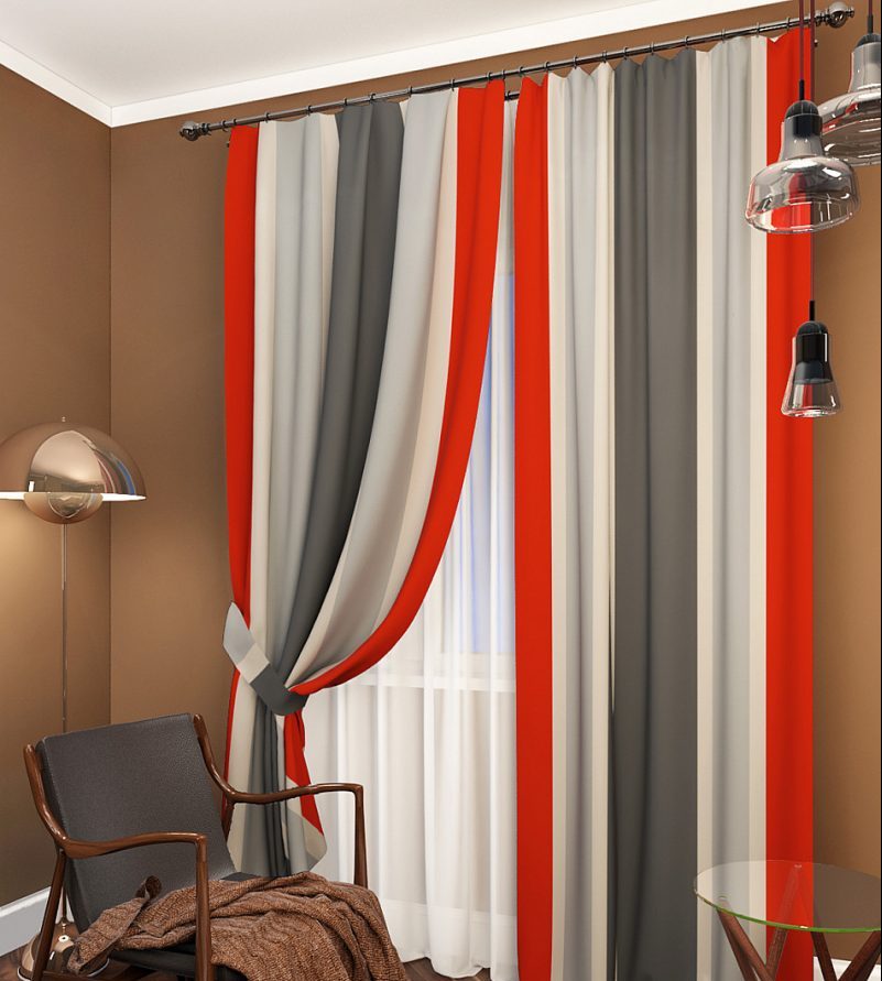 Тренды-2023: шторы в гостиную