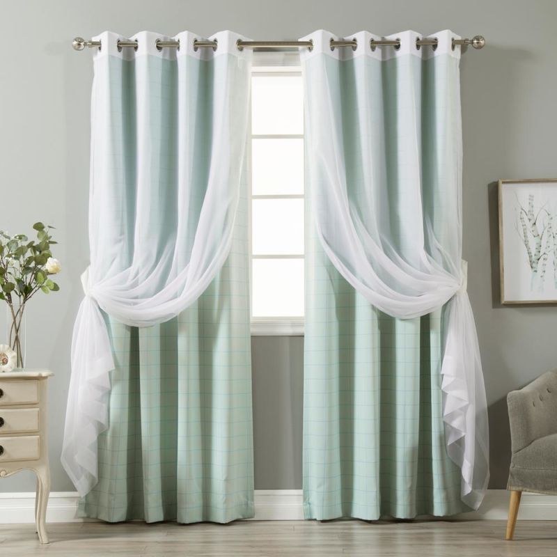 Тюль из двух половинок — варианты в интерьере