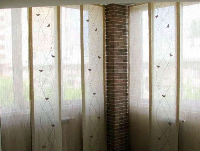 Выбираем шторы на лоджию