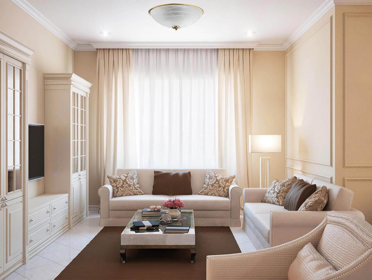 Шторы для гостиной (зала), как выбрать, виды штор