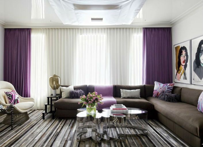 Шторы для гостиной (зала), как выбрать, виды штор