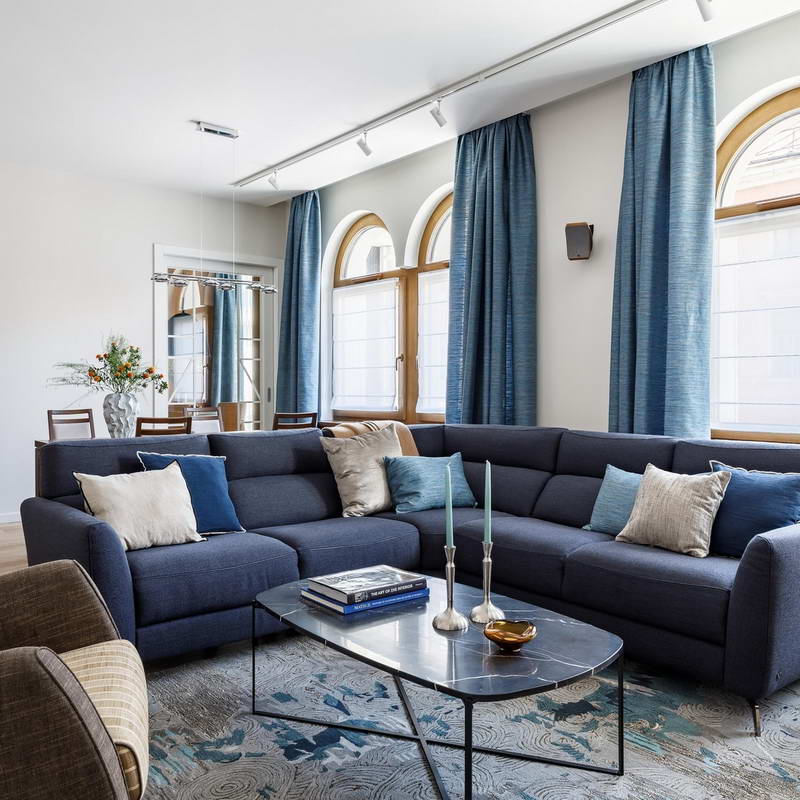 Шторы для гостиной (зала), как выбрать, виды штор