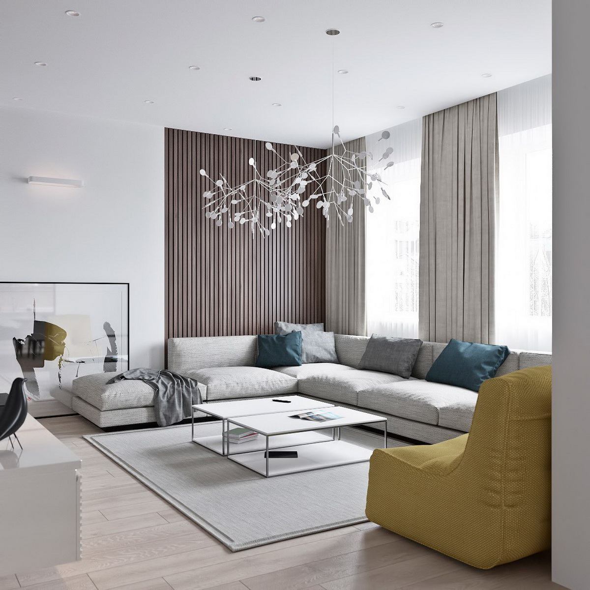 Шторы для гостиной (зала), как выбрать, виды штор