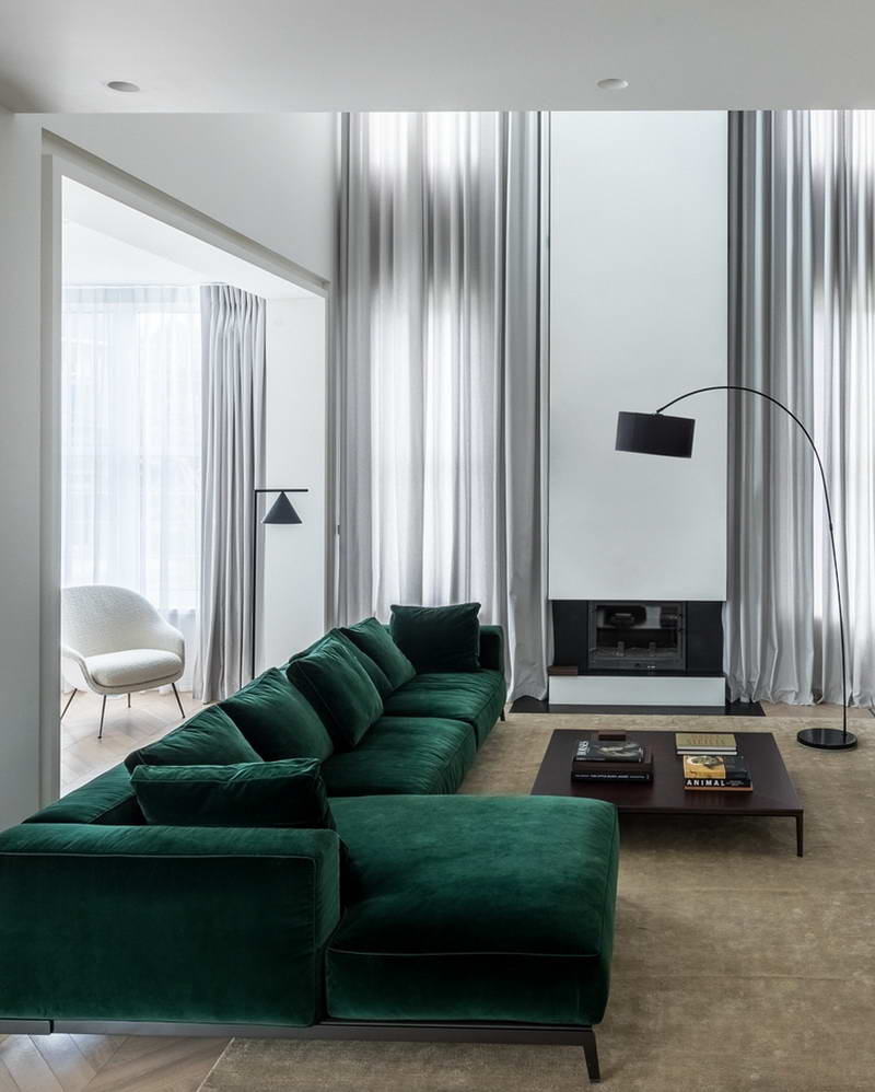 Шторы для гостиной (зала), как выбрать, виды штор