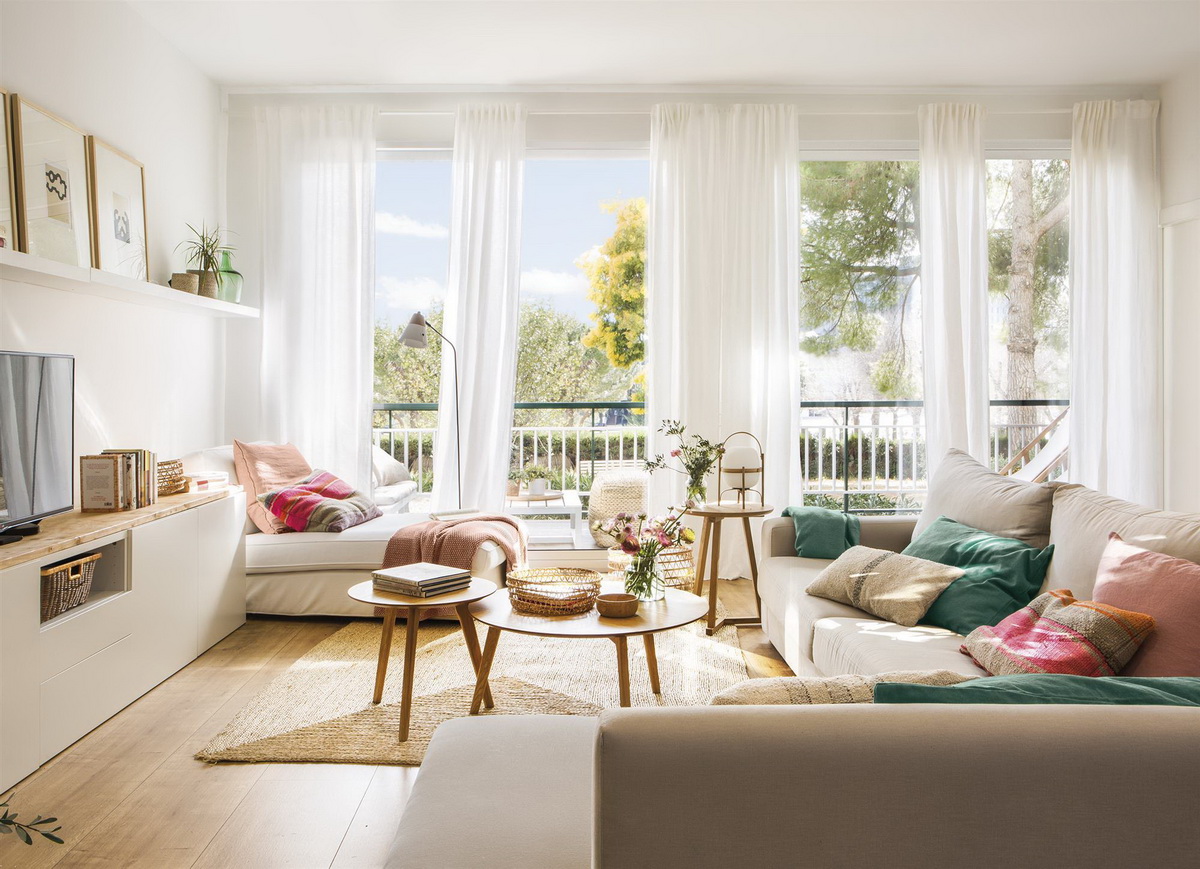 Шторы для гостиной (зала), как выбрать, виды штор