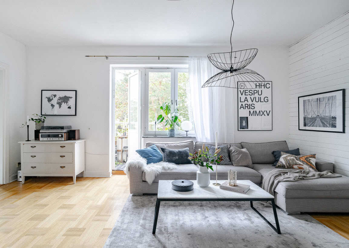 Шторы для гостиной (зала), как выбрать, виды штор