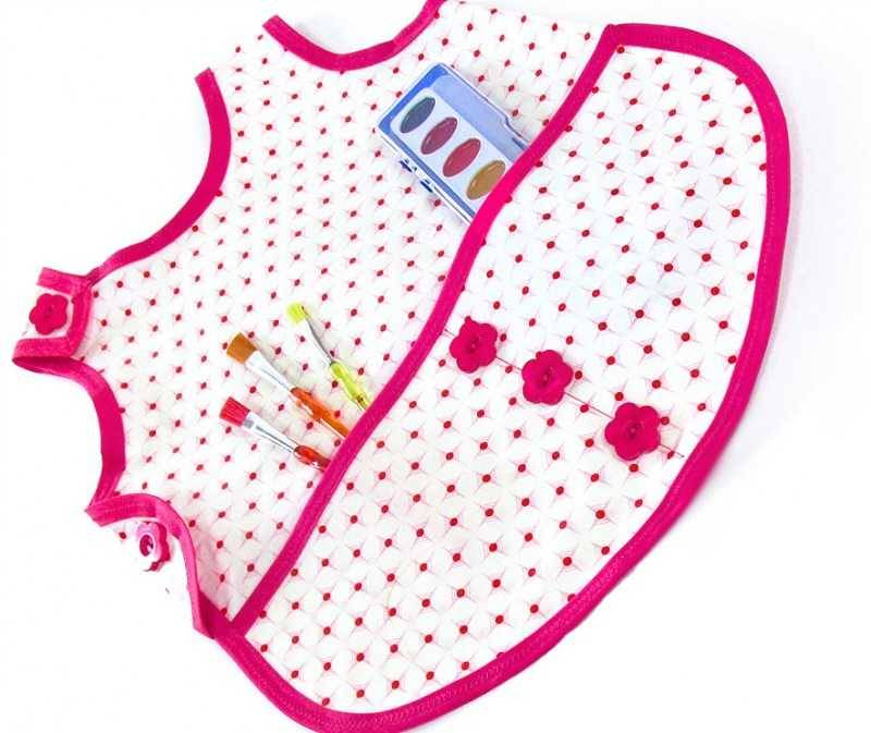 Выкройка красивого фартука для кухни для кухни своими руками