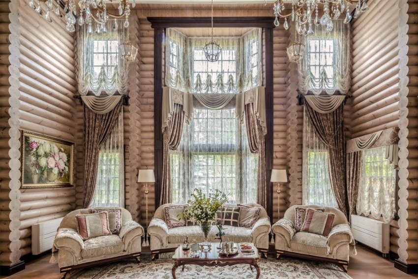 Шторы и гардины с ламбрекенами