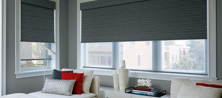 рулонные шторы на балкон с раздвижными окнами фото