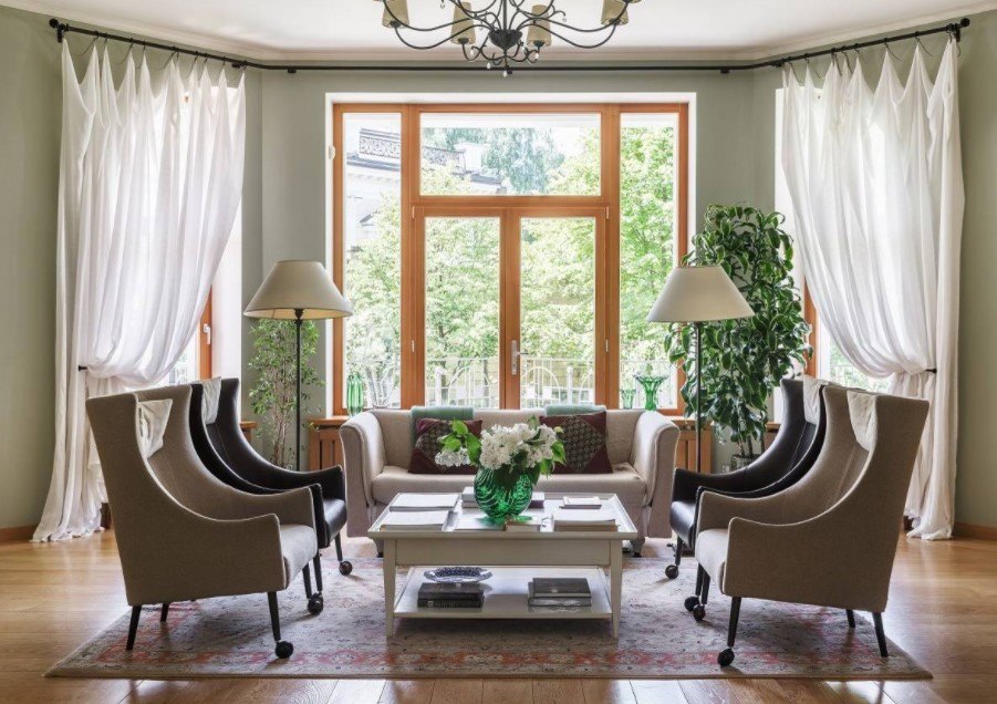 Шторы в стиле лофт - обзор вариантов, моделей и идей применения штор