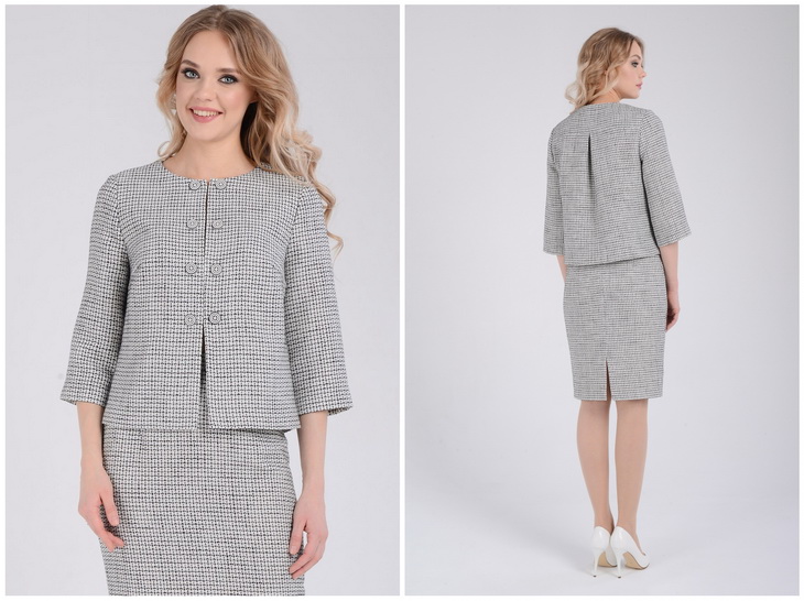 Костюм из рогожки