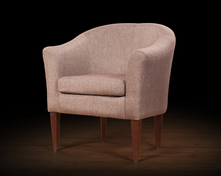 Кресло из рогожки