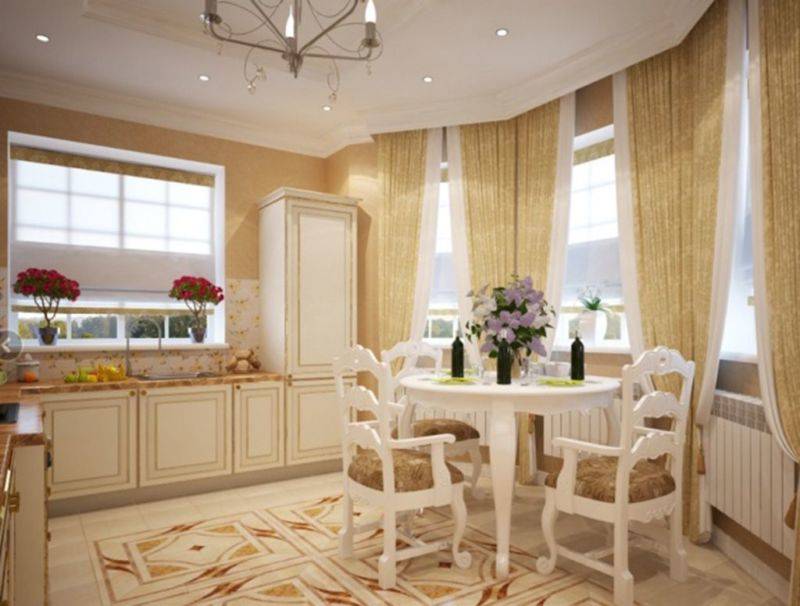 Шторы на кухню — лучшие идеи и новинки