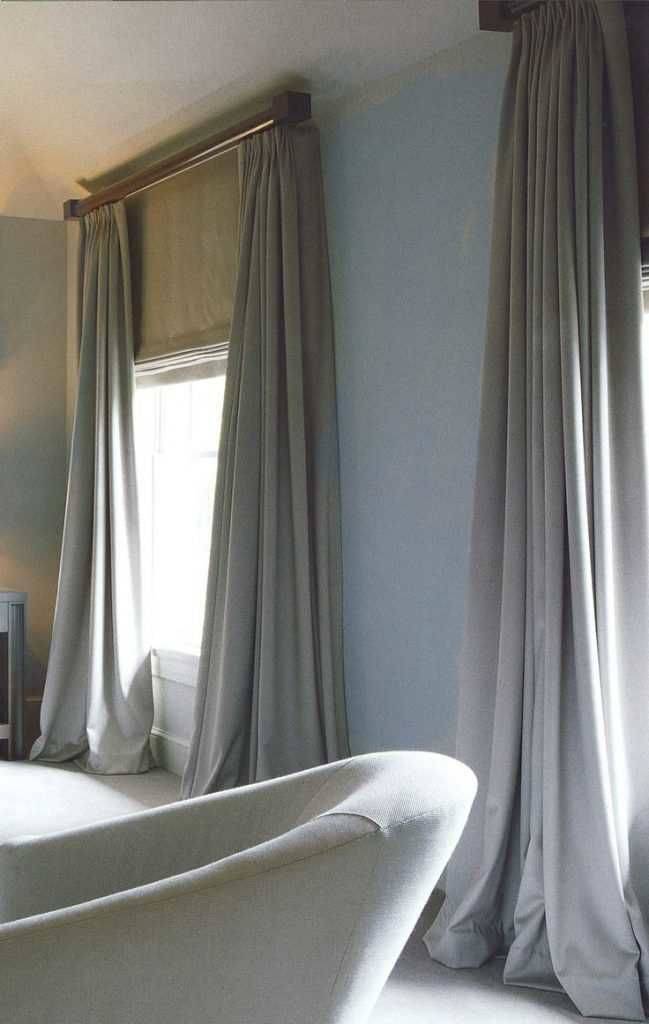 Шторы к серым обоям - фото идей цвета штор в спальню, зал, гостиную, кухню к серым обоям