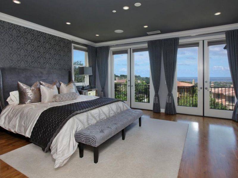 Шторы к серым обоям - фото идей цвета штор в спальню, зал, гостиную, кухню к серым обоям