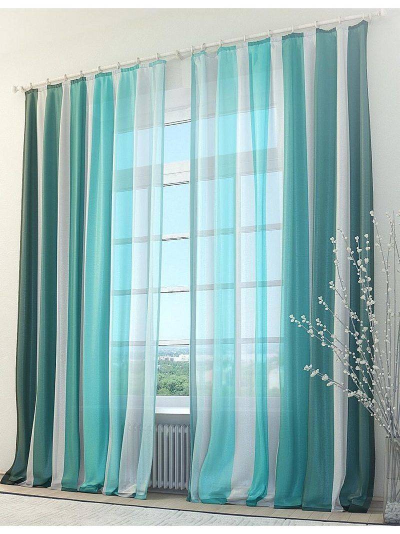 Тюль для зала 2023 года - фото новинок в современном стиле тюли с шторами и без