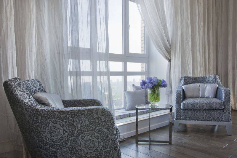 Тюль для зала 2023 года - фото новинок в современном стиле тюли с шторами и без