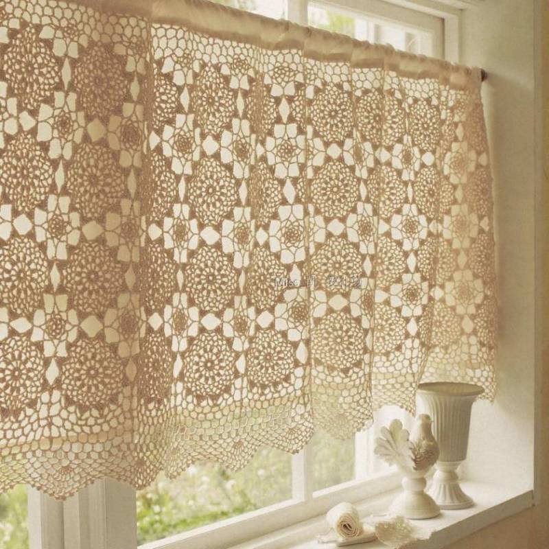 Занавески на кухню - новинка современных коротких и длинных модных кухонных занавесок