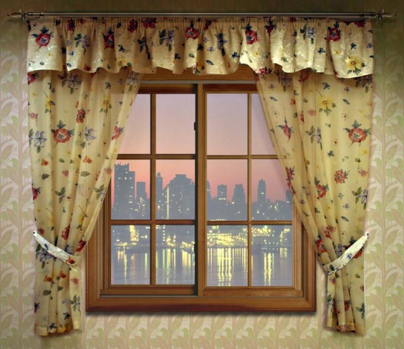 Занавески на кухню - новинка современных коротких и длинных модных кухонных занавесок