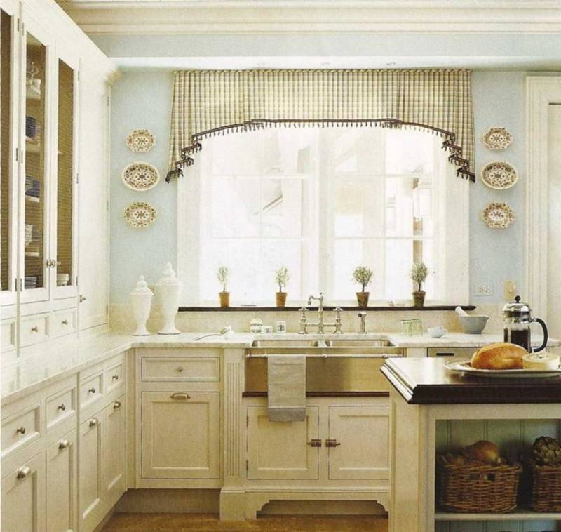 Занавески на кухню - новинка современных коротких и длинных модных кухонных занавесок