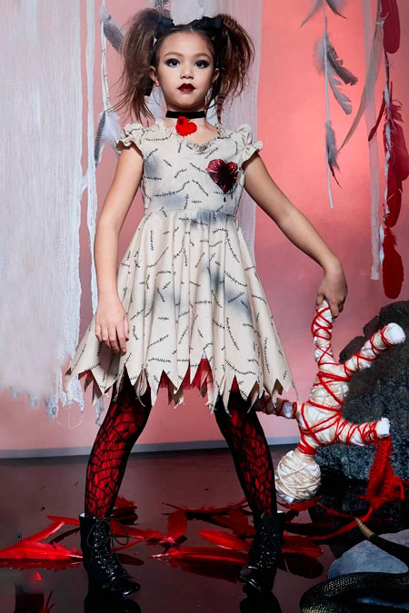 костюм на Хэллоуин своими руками для девочек 6