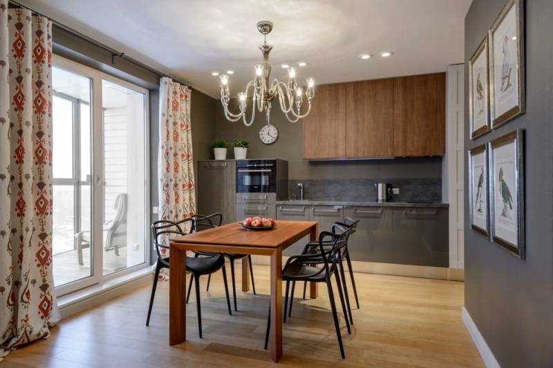 Новинки штор для кухни 2023 года - фото стильных современных штор, модный актуальный дизайн штор для кухни в текущем году