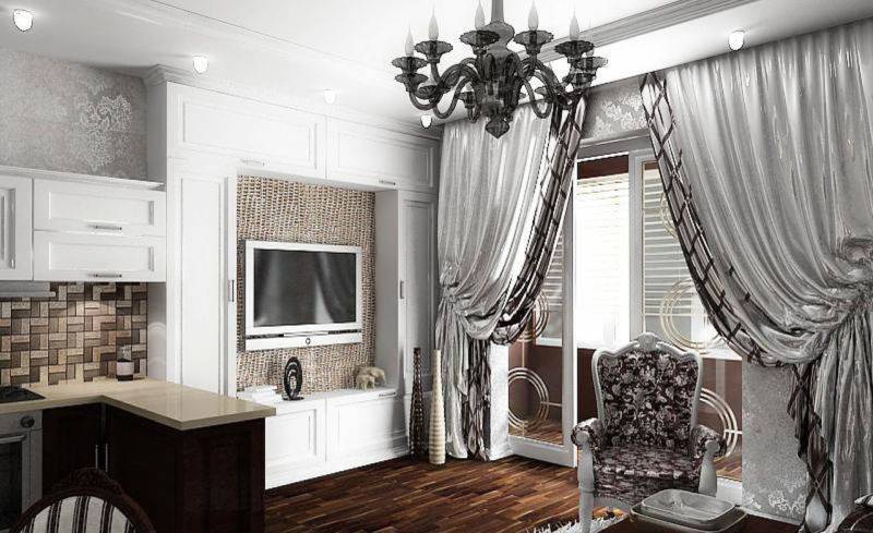 Новинки штор для кухни 2023 года - фото стильных современных штор, модный актуальный дизайн штор для кухни в текущем году