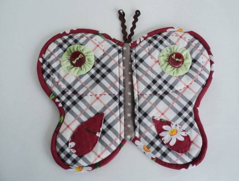 Прихватки своими руками: пошаговый мастер-класс по выкройке прихваток для кухни из ткани