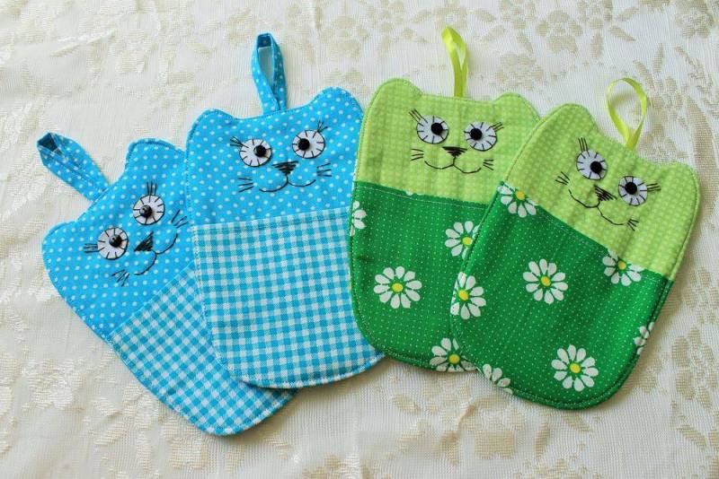 Прихватки своими руками: пошаговый мастер-класс по выкройке прихваток для кухни из ткани