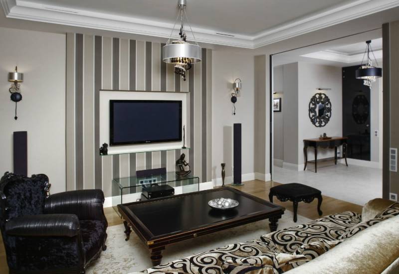 Шторы к серым обоям - фото идей цвета штор в спальню, зал, гостиную, кухню к серым обоям