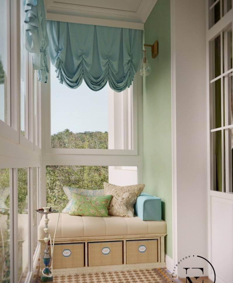 Шторы на балкон - современные варианты на раздвижные окна, выбор тюля, гардин, жалюзи, римских и рулонных штор