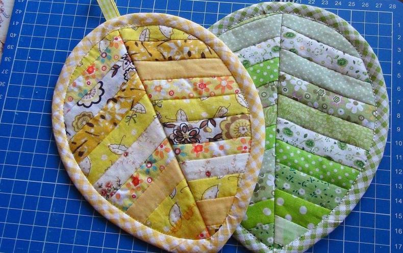 Прихватки своими руками: схемы с выкройками + мастер-класс, как сшить из лоскутов ткани в стиле пэчворк удобную прихватку в виде варежки