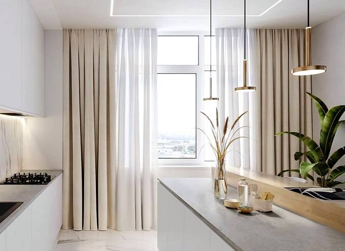 Классические прямые шторы