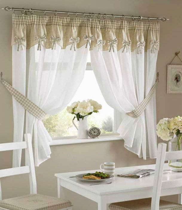 Новинки штор для кухни 2023 года - фото стильных современных штор, модный актуальный дизайн штор для кухни в текущем году