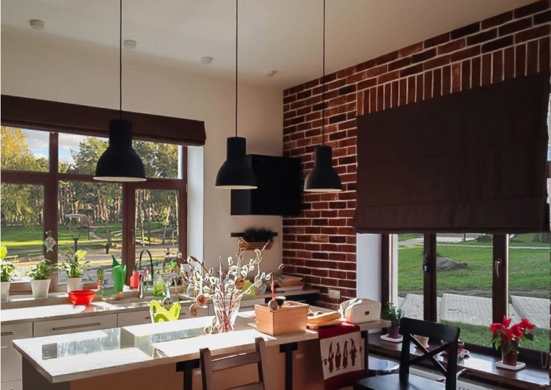 Новинки штор для кухни 2023 года - фото стильных современных штор, модный актуальный дизайн штор для кухни в текущем году